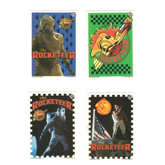 4 Vintage Topps The Rocketeer The Walt Disney Company Trading Cards Sticker 1065 - Picture 1 of 10